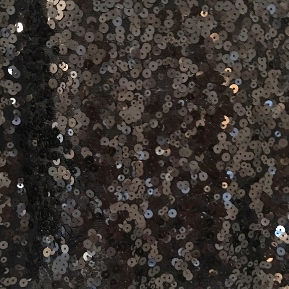 Ark & Co Original Nasty Gal Black Sequin Top - Picture 5 of 8